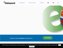 Tablet Screenshot of gobeyond-education.com
